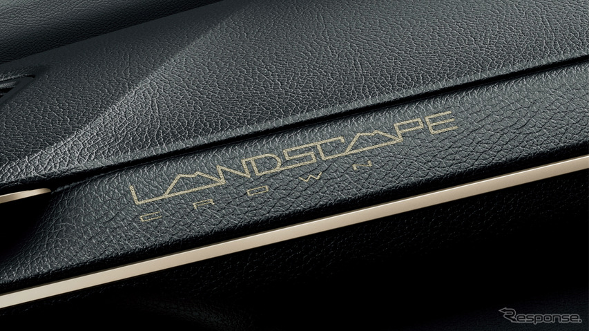 トヨタ クラウン 特別仕様車 CROSSOVER RS“LANDSCAPE” 専用マーク（インストルメントパネル ： レーザー刻印）