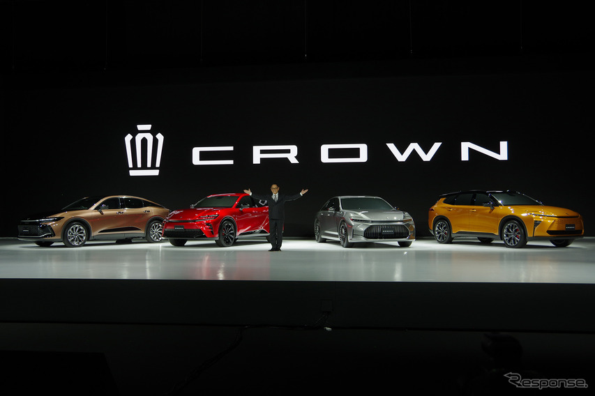 新型『クラウン』を発表したトヨタ自動車 豊田章男社長