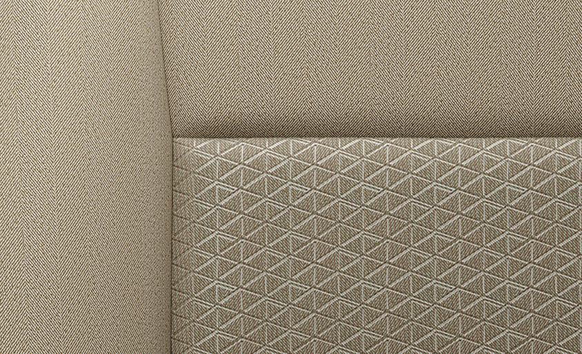 Gグレード フロマージュ×上級ファブリックのシート