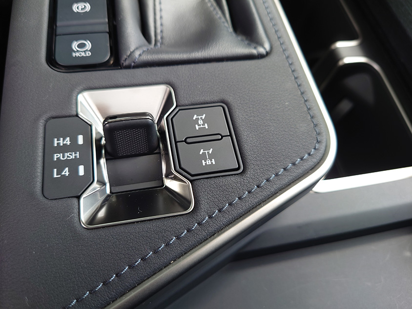 レクサス新型GX（プロトタイプ）センターコンソール