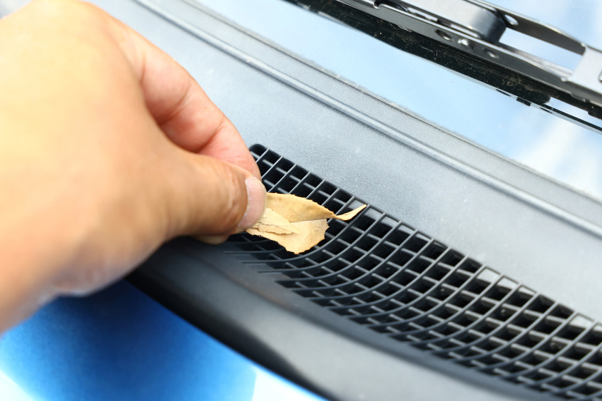 クルマの外気導入口