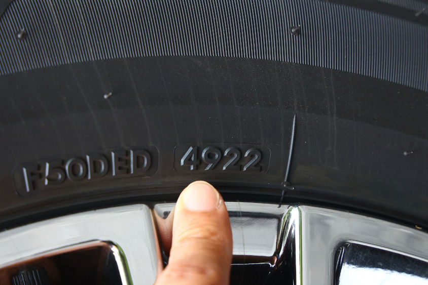 タイヤの製造時期表示