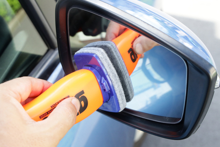 ミラーの視界確保も大切