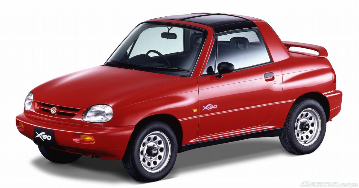 すずき スズキ X-90は型破りなスタイル＆悪路の走りは本物のSUV・・・語り継が