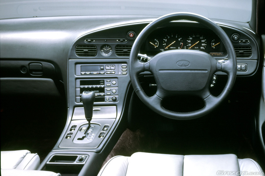 日産・インフィニティQ45の運転席