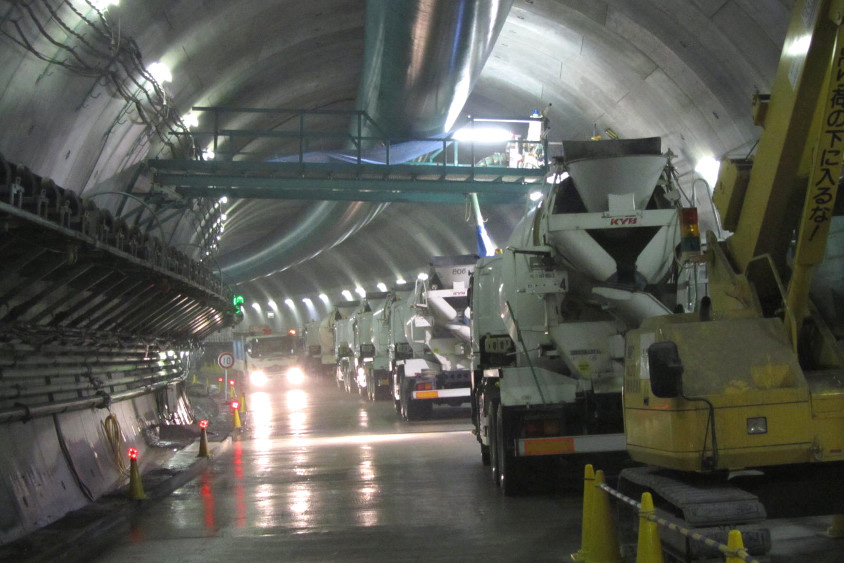C2品川線建設時の様子（2011年当時）