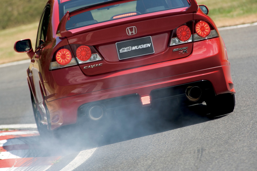 シビックMUGEN RRのリアフェンダー