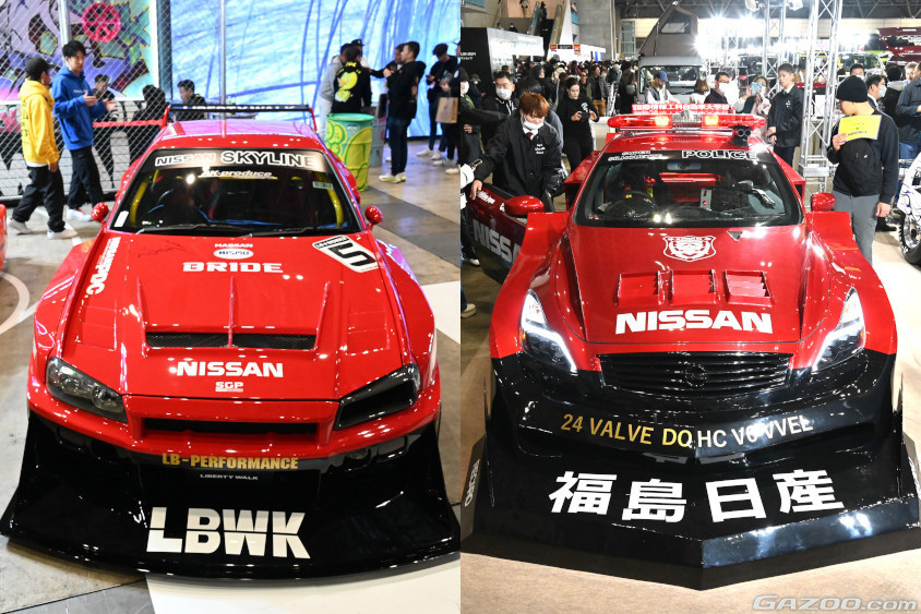 東京オートサロン2024に展示されたスーパーシルエット仕様