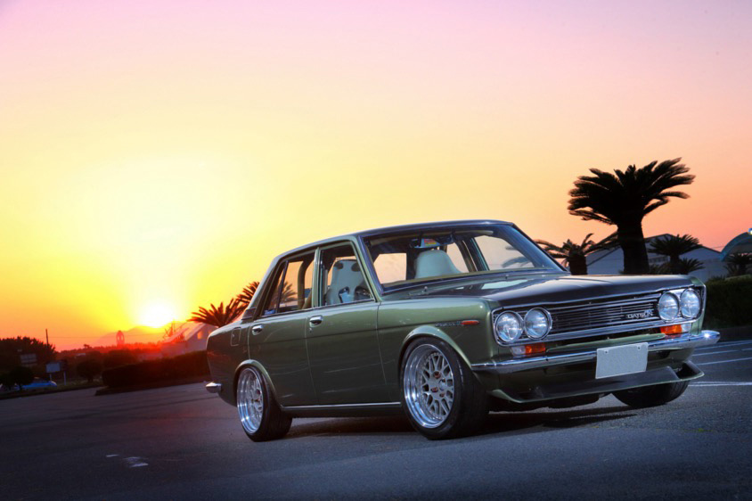 ブルーバードと夕日