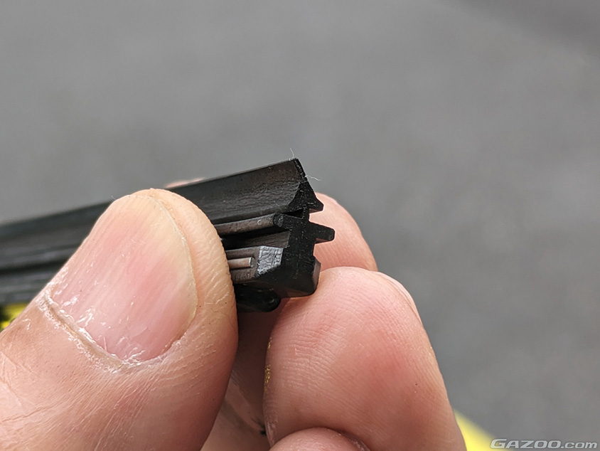 ヘタったワイパーゴム