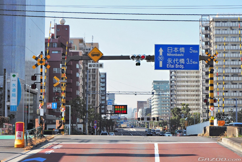信号機付きの踏切