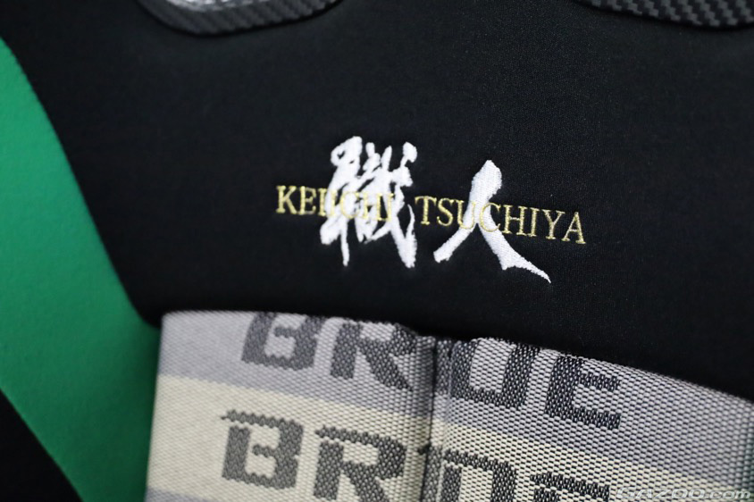 BRIDE(ブリッド)のシートの土屋圭市氏とのコラボモデル