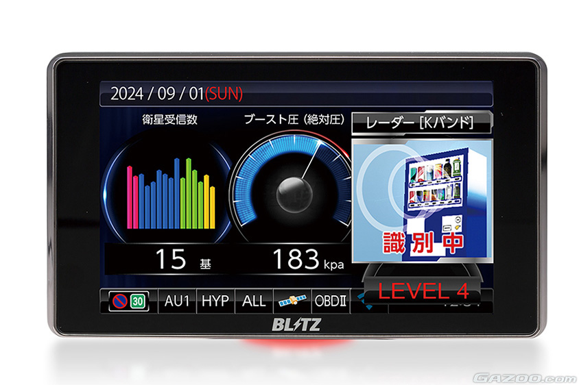 ブリッツのレーザー&レーダー探知機