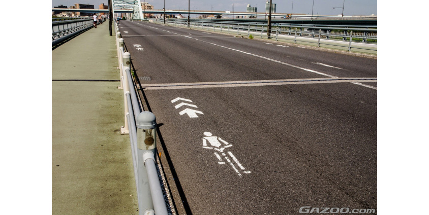 自転車ナビマーク