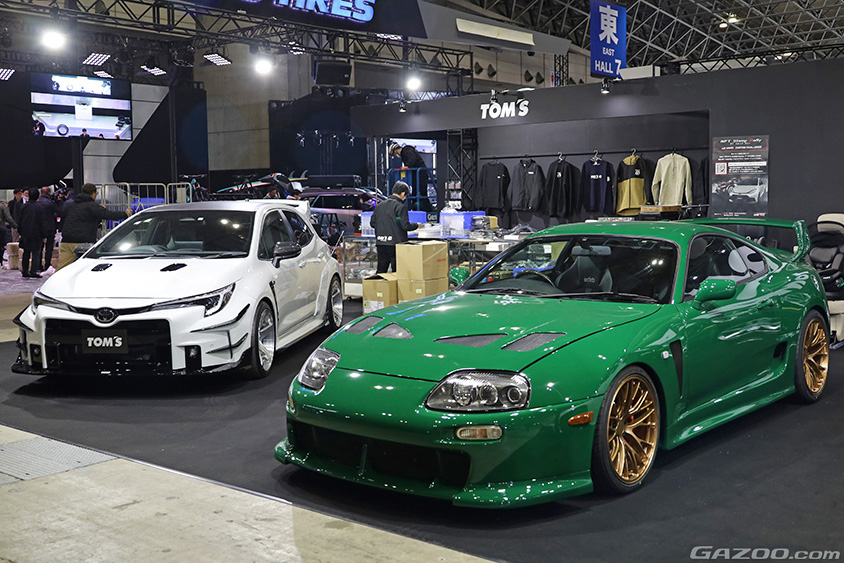 東京オートサロン2024に展示した『GR COROLLA Type TK』とTRD3000GT