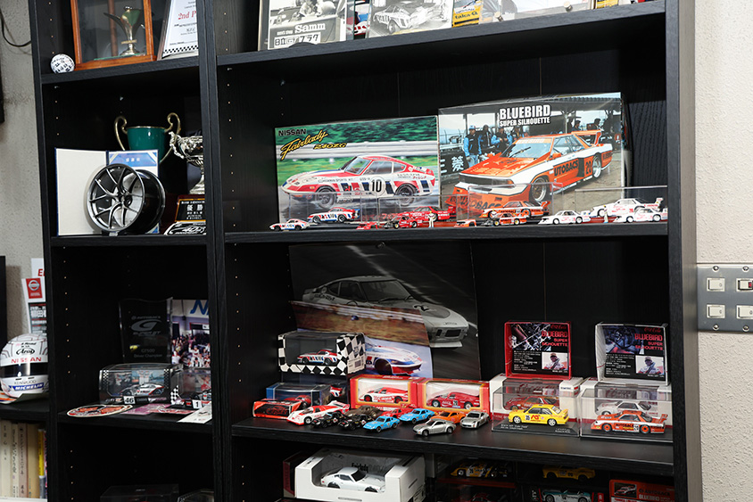 柳田春人氏がドライブしたマシンのモデルカー