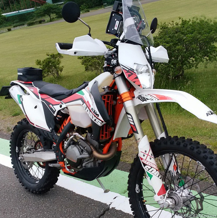 長谷見昌弘氏のKTMもモトクロッサー