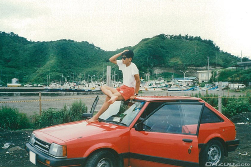 織戸学氏とマツダ・ファミリア