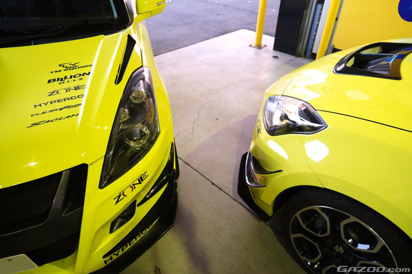 ミノルインターナショナルのスイフトのデモカー