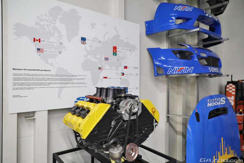 SPOONの海外拠点のマップ