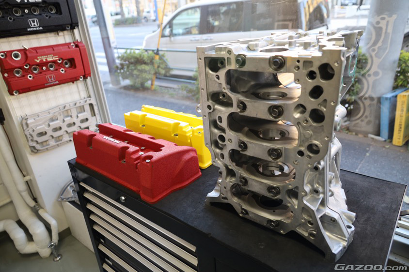 タイプワンでは街道沿いにエンジン室がある