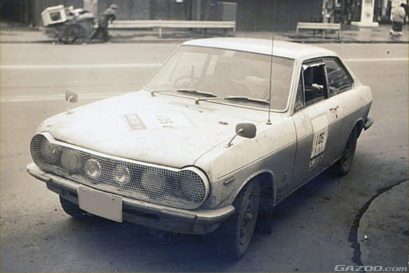 雨宮勇実氏は初代サニーでラリーに参戦