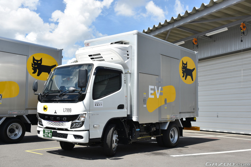 ヤマト運輸が導入した三菱ふそうのeキャンター