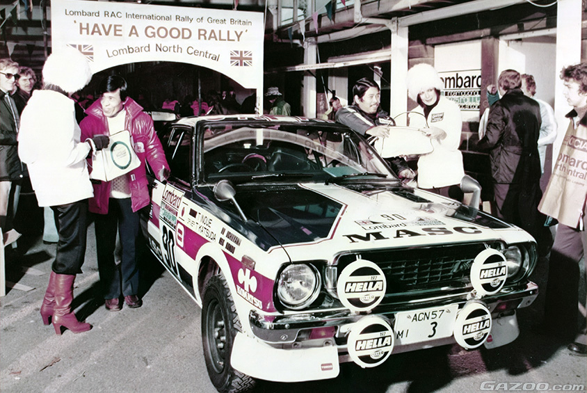 イギリスのRACラリーに参戦した勝田照夫氏