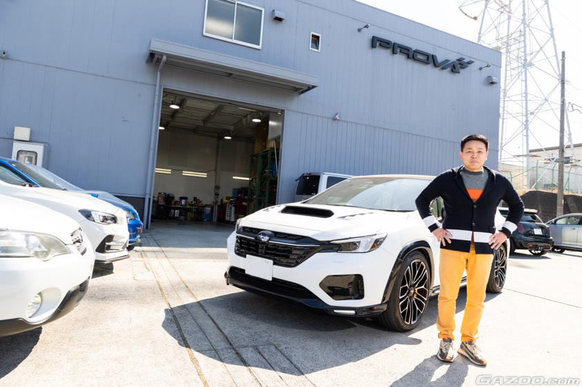 PROVAの社屋と吉田寿博氏