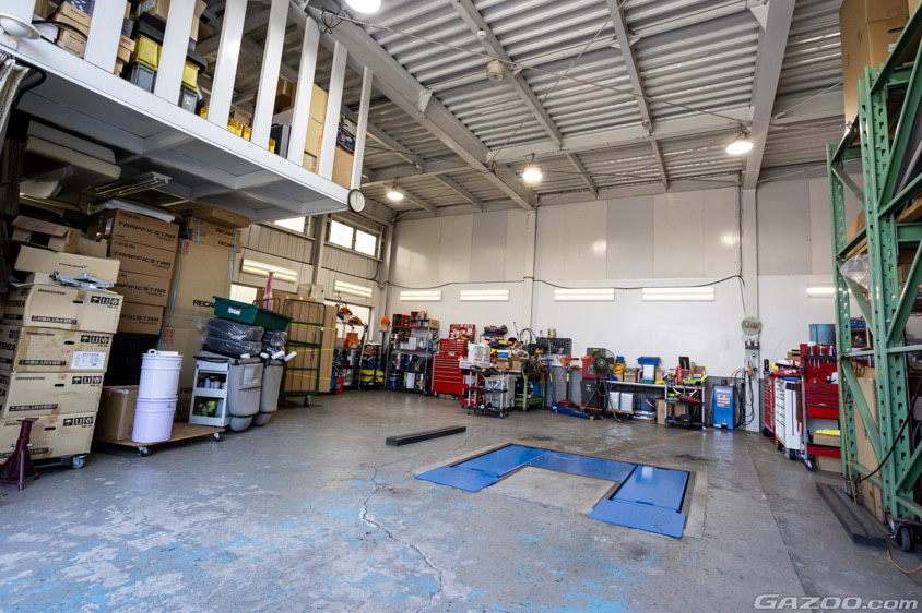 PROVAのピットスペース