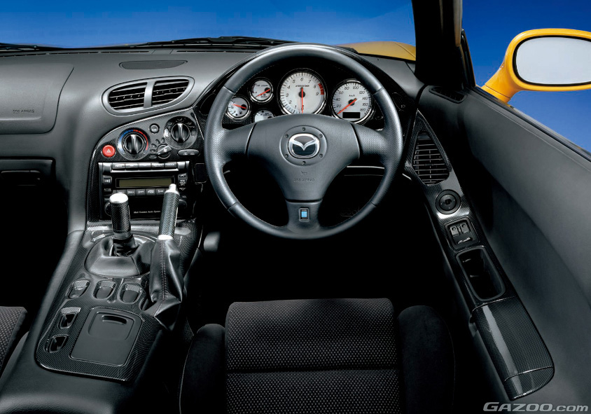 マツダRX-7 タイプR バサーストRの運転席