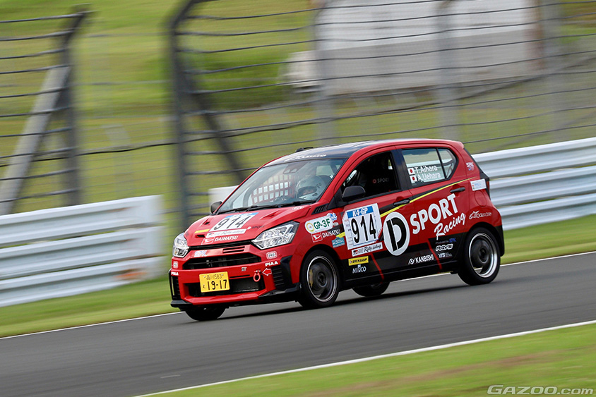 K4-GP FUJI 10時間耐久に参戦するD-SPORT Racing Teamのミライースターボ
