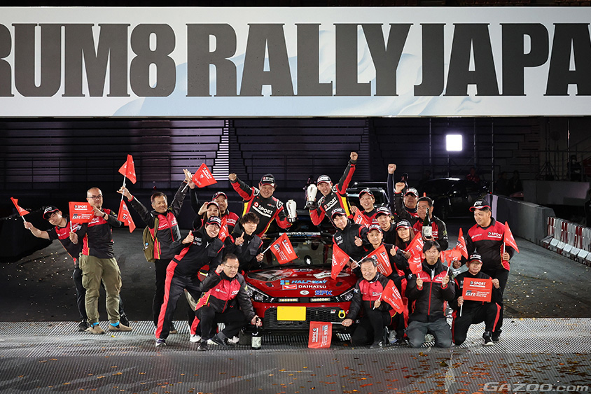 ラリージャパンに参戦したD-SPORT Racing Team