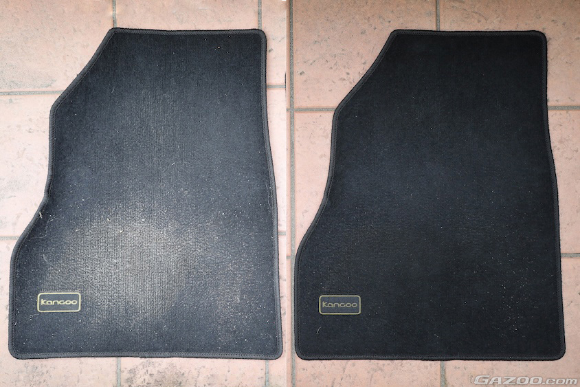 清掃前後比較助手席