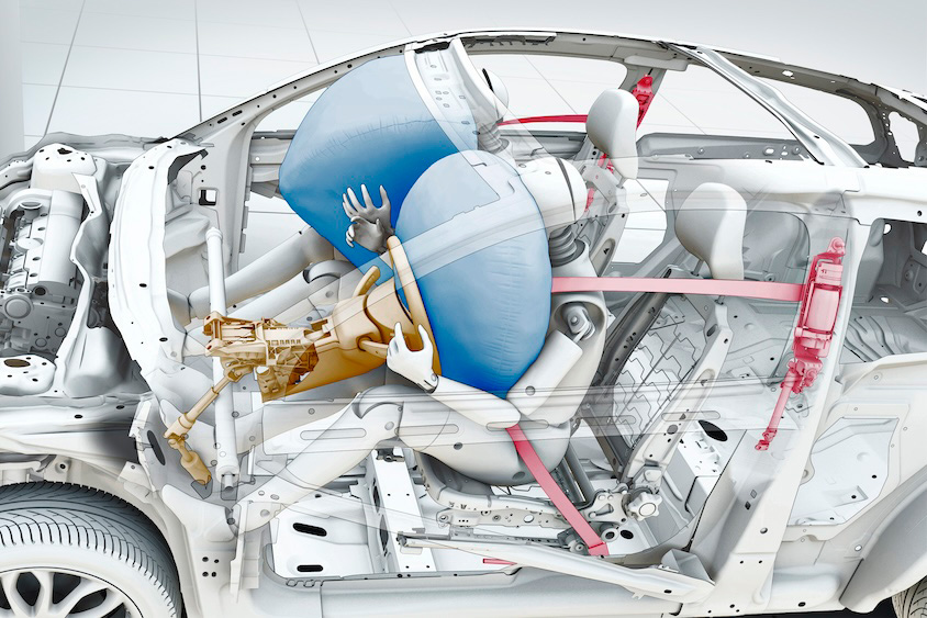 シートベルト展開イメージ