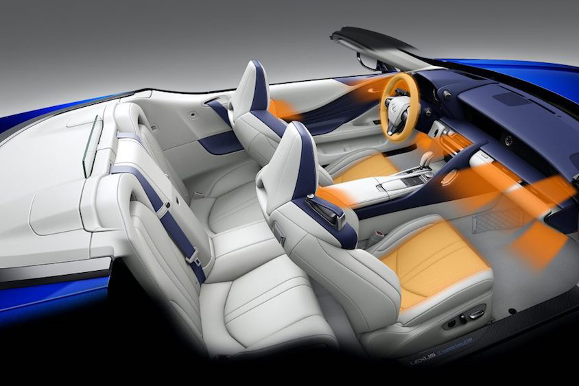 レクサスLCの空調