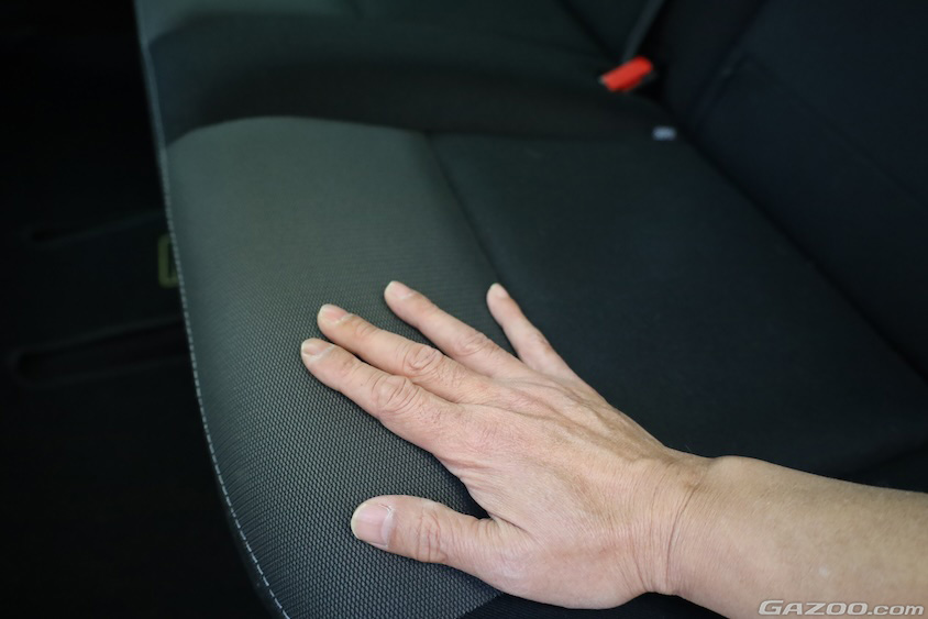 除湿後のシート手触りイメージ