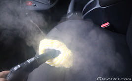 スチームクリーナーでシート洗浄!頑固なシミは落ちるのか? 【自分でやってみる車内清掃】