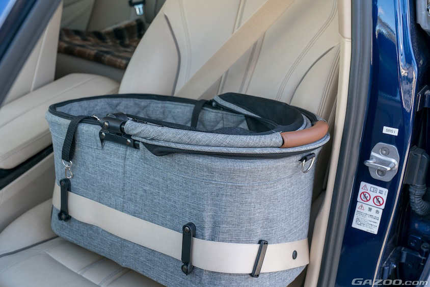 シートに固定したケージ