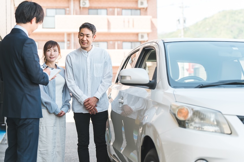 中古車店往訪イメージ