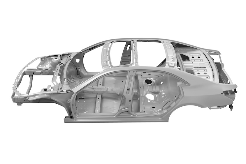 クルマの骨格部イメージ
