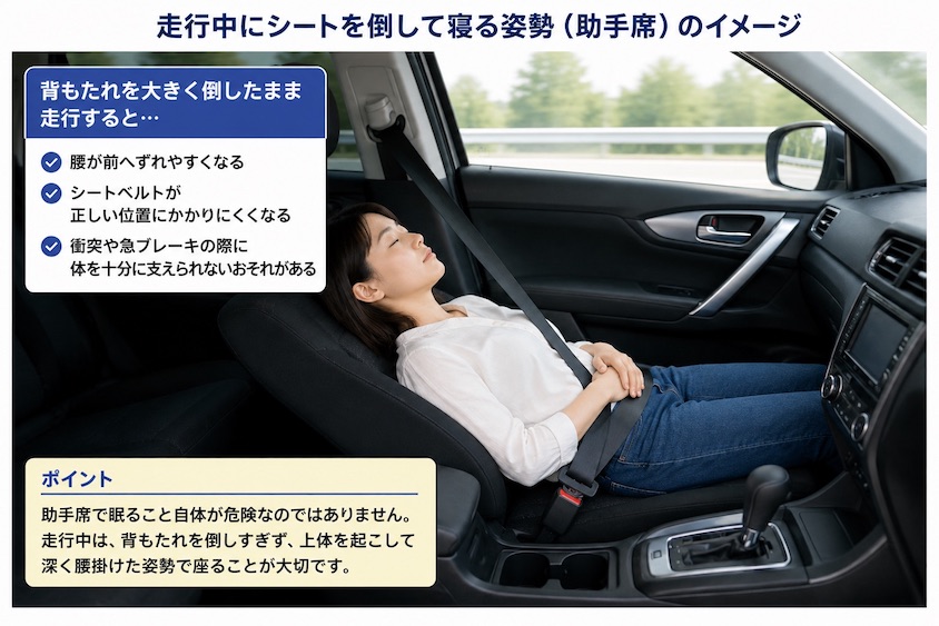 背面を傾けすぎる弊害