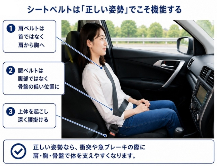 適正な背面角イメージ
