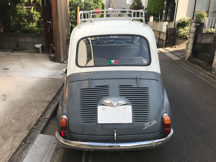 ムルティプラの後ろ姿