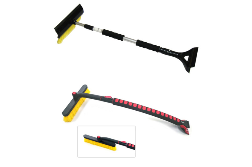 伸縮タイプやブラシ部分が回転するものなども