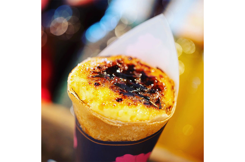 人気ナンバーワンの「クリームアイスブリュレ」（税込み650円）