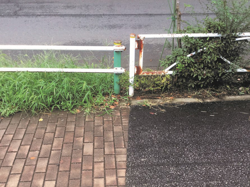 写真左側が板橋区、右側が練馬区