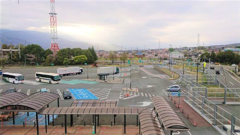 中央道双葉SAにスマートICができたことにより利便性アップ