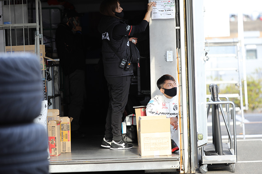 （タワーの順位を見ていたのかな…　テレビは見ていられないと話していた野尻智紀選手）