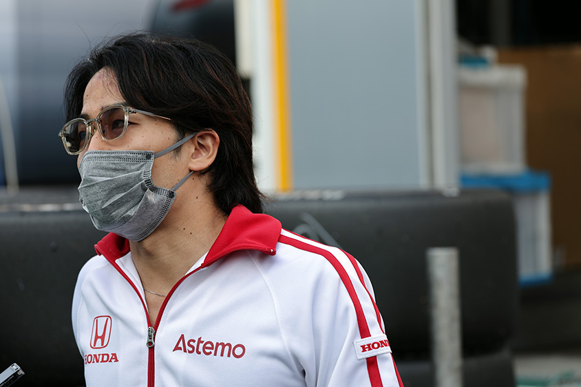 SUPER GT岡山公式テスト Astemo REAL RACING　松下信治選